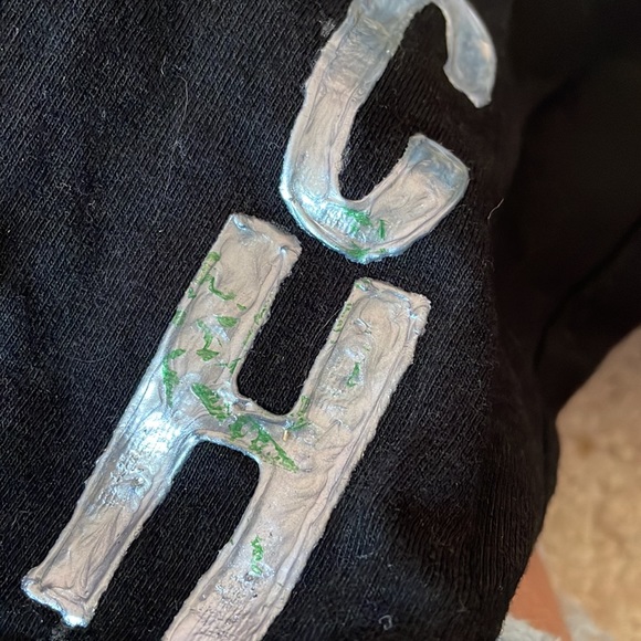 6/6X Girls Cheer Black Leggings Crop - Picture 4 of 4